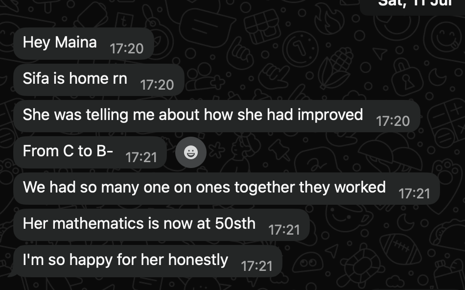 Sifa WhatsApp Parent Feedback